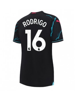 Ženski Nogometna dresi replika Manchester City Rodri Hernandez #16 Tretji 2023-24 Kratek rokav